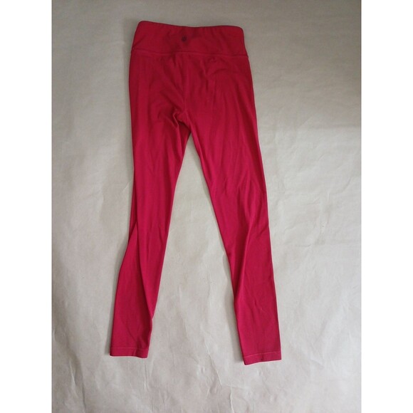 Athleta Chit Chat Tight Leggings Girls M Red High Rise Athleisure Activewear - Picture 8 of 8